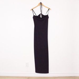 *Lori Ann Montreal Purple Strapless Formal Maxi Dress
